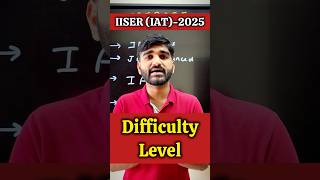 IISER Aptitude Test 2025 Exam Difficulty😳 Level Increases shorts iiser jeemain iat2025 jee2025 [upl. by Htepsle]