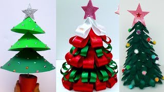 3 Mini arbolitos de Navidad  Manualidades Para Todos [upl. by Nanek]