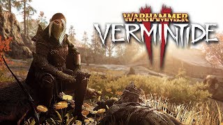 Warhammer Vermintide 2  Elf waystalker gameplay  first impressions [upl. by Hnil930]