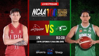 LPU vs Benilde Men’s Basketball  NCAA Season 100  Replay [upl. by New]