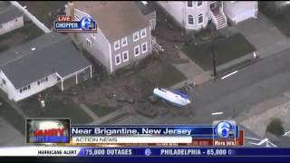 Hurricane Sandy Damage in Brigantine NJ [upl. by Brindell]