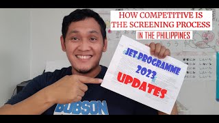 2023 JET PROGRAMME UPDATES  HOW COMPETITIVE IS THE SCREENING PROCESS IN THE PHILIPPINES [upl. by Zaccaria]