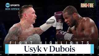 Oleksandr Usyk v Daniel Dubois Fight Highlights 🔥 FuryUsyk  RingOfFire [upl. by Elo]