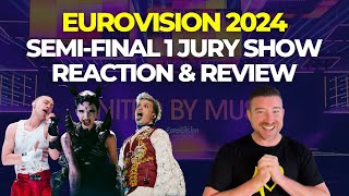 Eurovision 2024 Semifinal 1 Jury Show Reaction and Review [upl. by Licko]