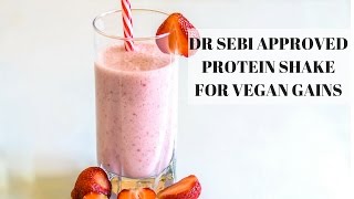 DR SEBI APPROVED ALKALINE VEGAN GAINS SMOOTHIE AND ALKALINE WEIGHT GAIN [upl. by Delmor691]