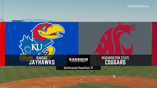 WSU Baseball Karbach Round Rock Classic Highlights vs Kansas  22424 [upl. by Nnairek871]