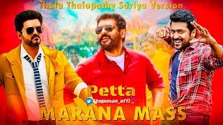 Marana Mass Song Thala Thalapathy Suriya Version  Thujeevan HD [upl. by Maibach]