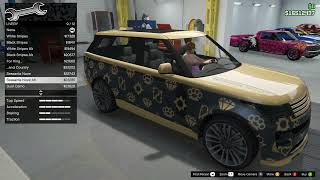 GTA 5 Gallivanter Baller STD Range Rover L460 DLC Vehicle Customization [upl. by Bradly620]