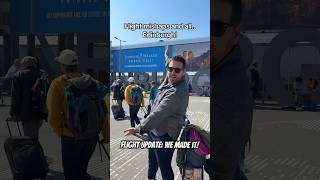 Flight update we made it travelvlog flightcancelled flightdelay travel edinburgh scotland [upl. by Lunt]