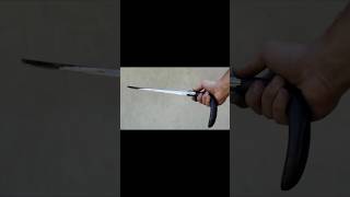 Forging a Hidden Cane Sword from a Rusted Coil Spring  Unique Sword Crafting Process bladesmithing [upl. by Llibyc]