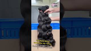 iqueenla 12A Mink Body Wave Human Hair 134 Bundles Deals Ftiqueenla Raw Hair Factory Review [upl. by Ahsii690]