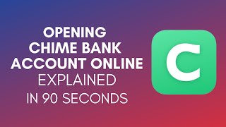 How To Open A Chime Bank Account Online 2024 [upl. by Enirehtak]