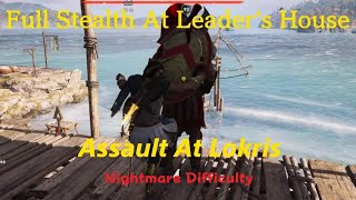 Assassins Creed Odyssey  Stealth Mode At Lokris Leaders House [upl. by Itnavart]