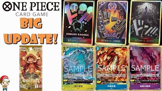 BIG PRB01 Update Stunning New Secret Rare DON amp Event Cards Revealed One Piece TCG News [upl. by Ellehcrad]