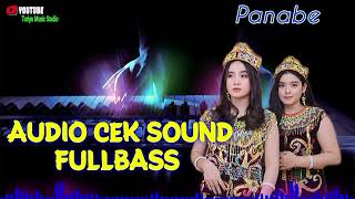 Audio Cek Sound  Lagu Daerah Full Bass  PANABE  Turiya Music Studio [upl. by Assil320]