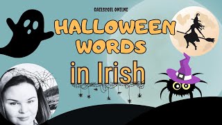 Halloween words in Irish and halloween phrases in Irish [upl. by Rame]