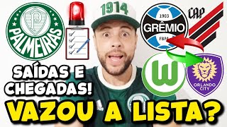 VAZOU A LISTA DE REFORÇOS DO PALMEIRAS PARA 2025 PLANO B PARA FACUNDO TORRES OFERTA DO ARSENAL E [upl. by Luba]