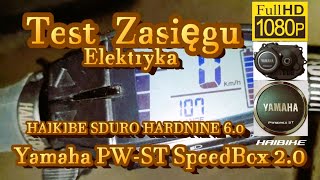 HAIKIBE Test Zasięgu Elektryka SDURO HARDNINE 60 Yamaha PWST SpeedBox 20 EBIKE [upl. by Irama]