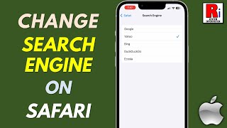 How to Change the Default Search Engine in Safari on iOS 16 [upl. by Naitsihc160]