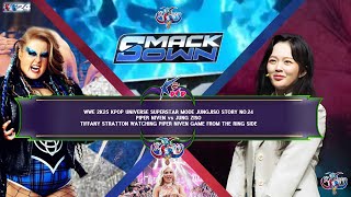 WWE 2K24 KPOP UNIVERSE SUPERSTAR MODE JUNGJISO STORY NO24 [upl. by Georgeanna61]