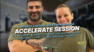 Accelerate Session – Michelle Resic of Gold’s Gym Miranda  Gym Hub  Accelerate Session Details [upl. by Kennet]