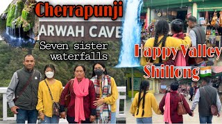 THE WETTEST PLACE ON PLANET EARTH CHERRAPUNJEE  Seven sister fallsArwah Cave [upl. by Nayrda568]