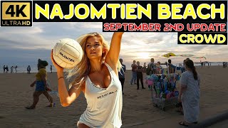 NaJomtien Area Crowd nowadays September Second Update 2024 Jomtien Pattaya Thailand [upl. by Roddie]