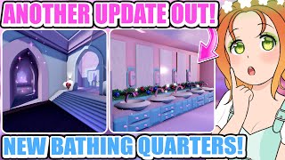 ANOTHER NEW UPDATE JUST RELEASED IN ROYALE HIGH New WINTER Bathing Quarters New LOCATIONS amp DOORS [upl. by Klinges]