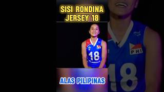 SISI RONDINA JERSEY 18 ALAS PILIPINAS shorts alaspilipinas sisirondina pvl [upl. by Gnouc]