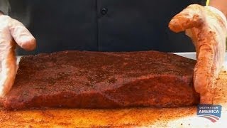 Injecting Brisket  BBQ Pitmasters [upl. by Araem]