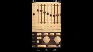 Poweramp Wooden Skin [upl. by Eihtur]