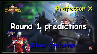 MCOC Professor X arena predictions  MCOC Silver Centurion arena predictions  round 1 [upl. by Aznaed]