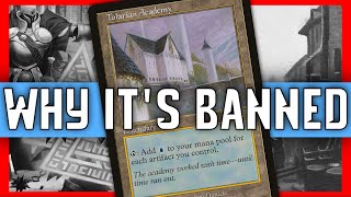 Why is Tolarian Academy Banned in Commander  Magic the Gathering shorts [upl. by Elodie]