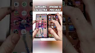 iPhone 13 Pro Max vs Samsung S24 Ultra SPEED TEST 🚀 Who’s the REAL SPEED KING 👑shortsviralvideo [upl. by Brawner]