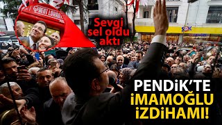 Pendikliler Ekrem İmamoğlunu adeta kucakladı [upl. by Aronas212]