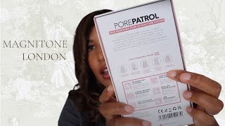 Magnitone Pore Patrol  FIRST IMPRESSIONS   Remove Sebum Black Heads amp Whit Heads [upl. by Ogilvie]