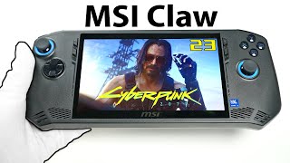 799 MSI Claw PC Handheld  I expected better 17 Games Tested [upl. by Dunn]