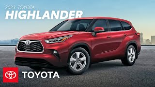 2023 Toyota Highlander Overview  Toyota [upl. by Ised]