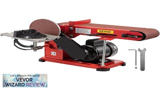 VEVOR Belt Sander 4quot x 36quot Disc Combo Sander 6quot Electric Adjustable Review [upl. by Other]