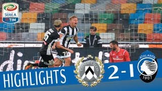 Udinese  Atalanta 21  Highlights  Giornata 11  Serie A TIM 201718 [upl. by Nnaylime]