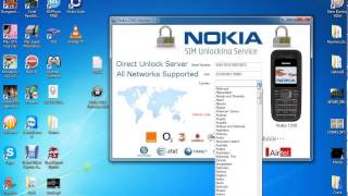 How to Unlock Nokia 1208 Free [upl. by Nnad]