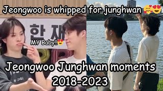 Jeongwoo Junghwan moments 20182023 [upl. by Lleoj]