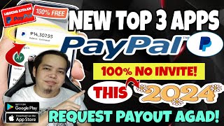 Top 3 Legit Paypal Paying Apps 2024  Earn 5 Paypal Money Daily  Legit Paypal Paying Apps 2024 [upl. by Ahsieken]