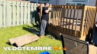 Un dimanche de réno et de catch up  VLOGTEMBRE 🧡🍁☀️ [upl. by Ahcorb]