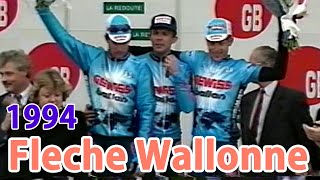 1994 Fleche Wallonne Nostalgic cycling road race [upl. by Sadnac]