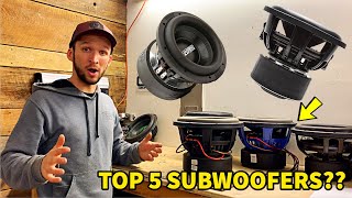 Top 5 Subwoofers [upl. by Imat]