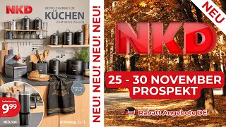 NKD Werbung Prospekt  Rabatt Angebote DE  Angebote ab 25112024 [upl. by Endo]