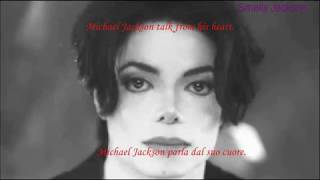 Michael Jackson crying at phone with Piers Morgan Sub Ita [upl. by Hepza]