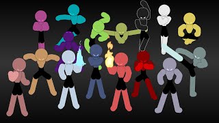 Ultimate Stick Fight Tournament  Phase 1 Full  StickNodes [upl. by Caia489]