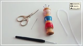 Tutorial Anleitung Strickliesel  Schnüre oder Kordeln herstellen  Instructions Strickliesel diy [upl. by Scopp406]